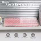 KiiBoom Premium Acrylic Transparent Keyboard Dust Cover, Waterproof, Anti-Cat - Image 2