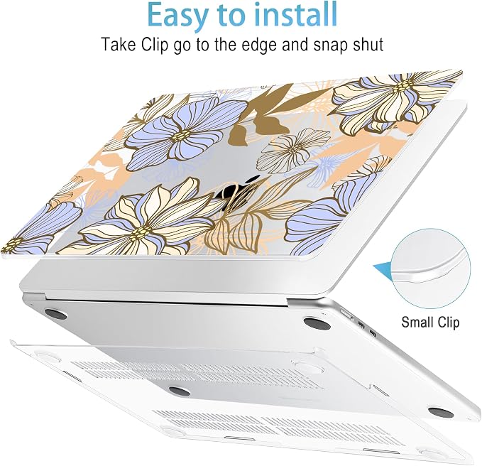 Mektron for 2025 M4 MacBook Air 13.6 Inch A3240 Case Fits 2023 A2681 M2 2024 - Image 3