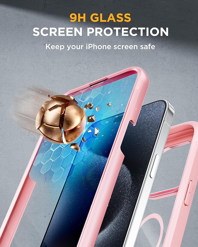 Miracase Magnetic for iPhone 15 Pro Case Full-Body Phone case - Image 3