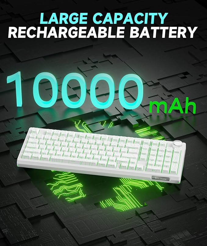 KI99 Pro 96% Wireless Mechanical Keyboard, RGB Gaming Keyboard, Hot-Swappable - Image 6
