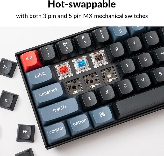 Keychron K6 Pro Wireless Custom Mechanical Keyboard, QMK/Launcher Programmable - Image 4