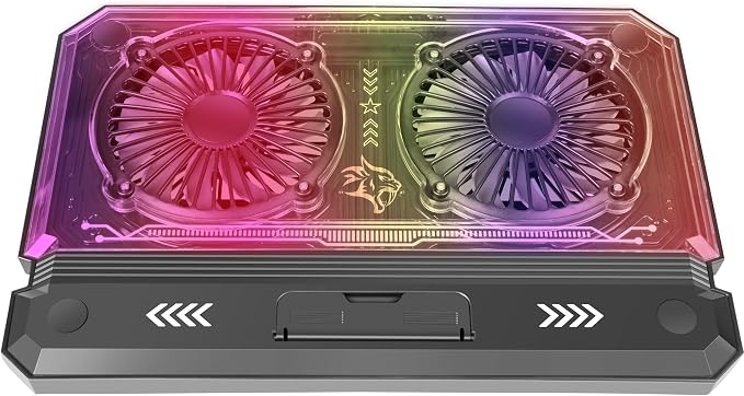 Gaming Crystal Shell Laptop Cooling Pad - Image 6