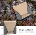 K&F Concept Lens Filter Case 4 Pocket, Leather Carrying Filters Bag Pouch - Image 5