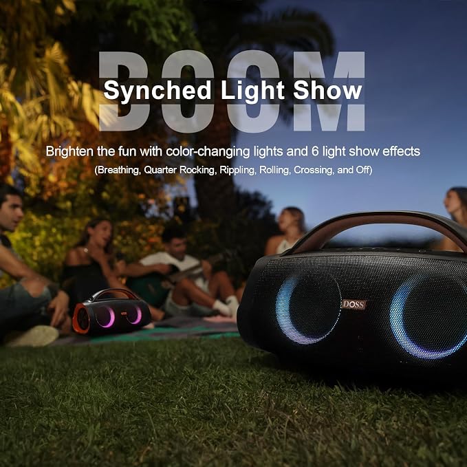 DOSS Extreme Boom+ Loud Bluetooth Speaker - Image 6