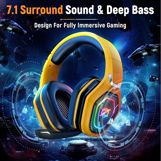 Wireless Gaming Headsets for PC, Ps4 - Image 3