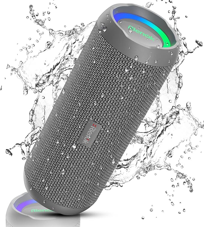 RIENOK Portable Bluetooth Speaker 30W Dual Pairing True Wireless Stereo HD by RIENOK
