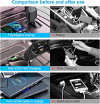 Retractable Car Charger 4 in 1 Fast Charging Adapter Magjieyx 62W Retractable - Image 6