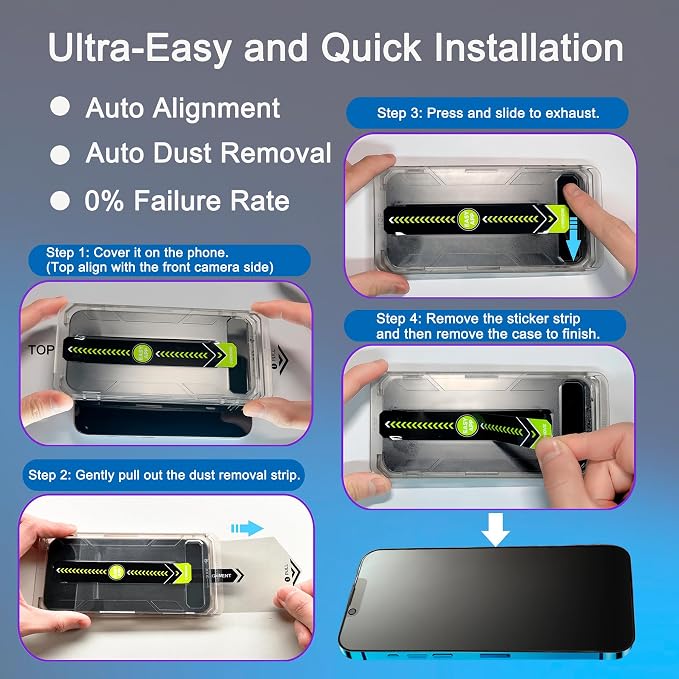 2 Pack Matte Privacy Screen Protector - Image 2