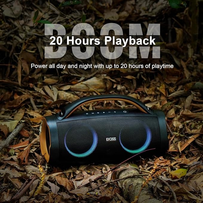 DOSS Extreme Boom+ Loud Bluetooth Speaker - Image 3