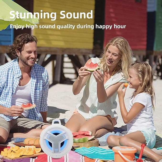 EBODA Bluetooth Shower Speaker, IPX7 Waterproof Portable Wireless Small Speakers - Image 7
