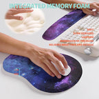 2-in-1 Ergonomic Set, Wave Rise Keyboard Wrist Rest and Massage Bulge Slope - Image 4