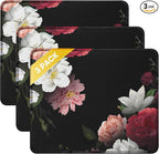 JIKIOU 3 Pack Mouse Pad with Stitched Edge, Comfortable Mouse Pads with by JIKIOU