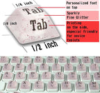 80 Pcs Keyboard Sticker for Long Nails Typing and Gaming, Symbolic and - Image 2