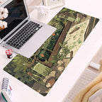 Cute Green Plants Desk Mat Anime Sage Mouse Pad Gaming Desk Pad XL, Kawaii - Image 6