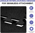 Starfavor Sound Absorbing Interlocking Floor Mats 20 Pcs, 11.8" x 11.8" - Image 4