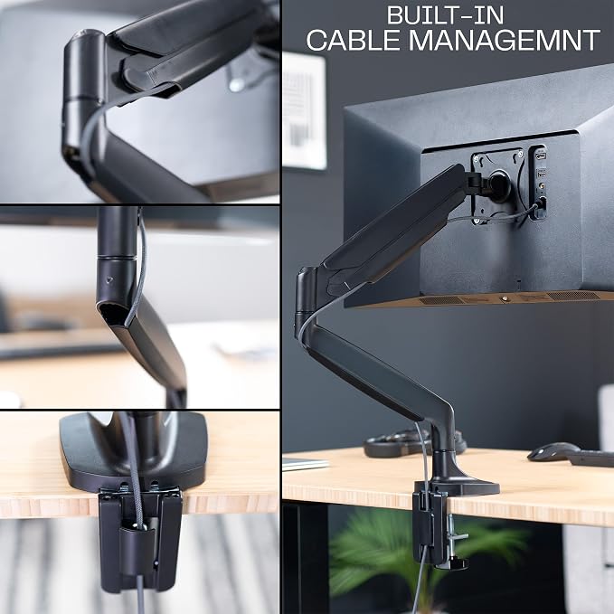 VIVO Premium Aluminum Heavy Duty Single Monitor Arm - Image 9