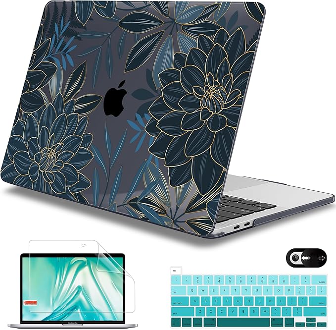Mektron for MacBook Pro 13-inch Case 2022 2021 2020 Release A2338 M2 M1 A2289 by Mektron