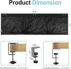 No Drill Under Desk Cable Management and Privacy Panel 2 in 1 | Modesty Panel - Image 6
