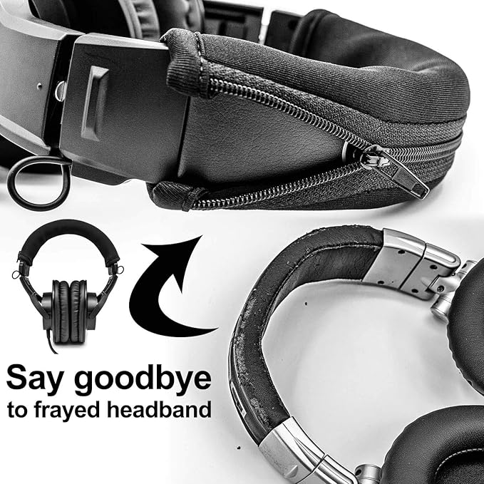 Replacement Headband Cover Compatible ATH M50X M50 M40X M40 M30X M20X Headphones - Image 3