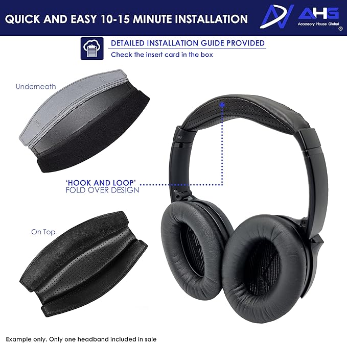 AHG Sheepskin QC35 ii Headband / QC35 Headband pad Cushion Cover. Compatible - Image 7