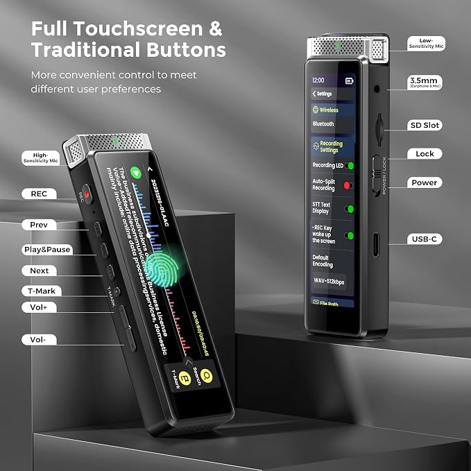136GB Digital Voice Recorder - Image 2