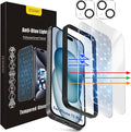 Screen Protector for iPhone 15 Plus, HD Clear, 9H Hardness, No Bubbles by JESOHO