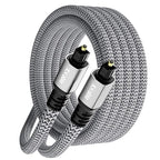 Optical Audio Cable 40 FT, Digital Audio Cable, Toslink Fiber Optic Cord by Kxable