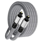 Optical Audio Cable 30 FT, Digital Audio Cable, Toslink Fiber Optic Cord by Kxable