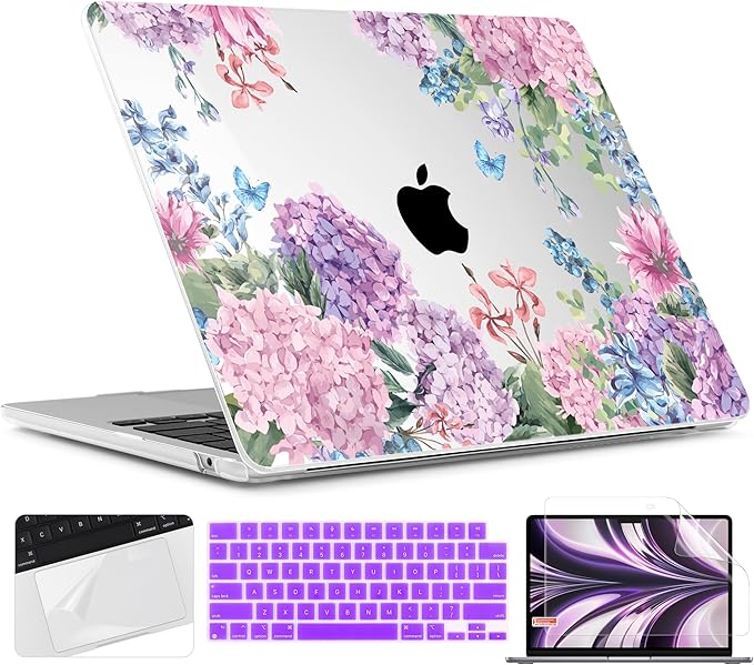 TWOLSKOO for M4 MacBook Air 13.6 inch Case 2025-2022 Release M4 A3240 M3 A3113 by TWOLSKOO