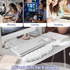 Cloud Wrist Rest Keyboard, Cloud Keyboard Wrist Pad Set - Image 6