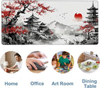 Oriental Painting Gaming Mouse Pad 3mm Thick Stitched Edge Waterproof Non-Slip - Image 5
