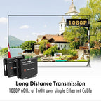 J-Tech Digital HDMI Extender Over Single Ethernet Cat5e/6/7 1080P Up to 1080P - Image 2