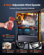 Compressed Air Duster, 000RPM Ultra-Powerful Cordless Electric Air Duster - Image 3