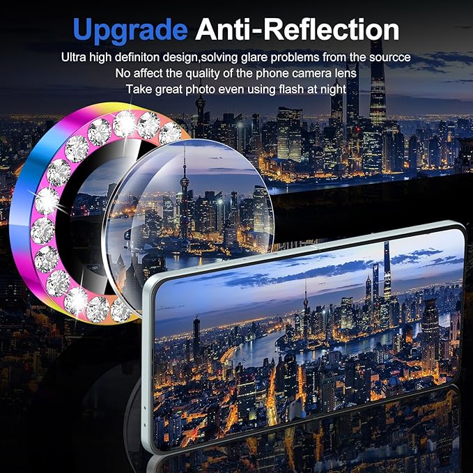 for Samsung Galaxy Z Flip 7 Camera Lens Protector, Individual Metal Ring - Image 4