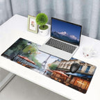 Gaming Mouse Pad, Large Non-Slip Rubber Base Mousepad, Keyboard Mouse Mat - Image 9