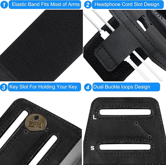 10 Pack Cell Phone Holder Armband - Image 6