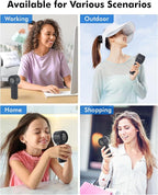 WHATOOK Portable Mini Fan: High Speed Cooling Fan, 10 Hours Battery Life - Image 6