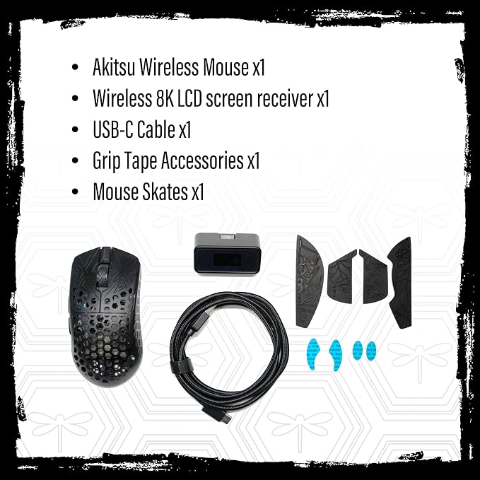 Arbiter Akitsu 8K Carbon Fiber Composite Gaming Mouse - Image 6