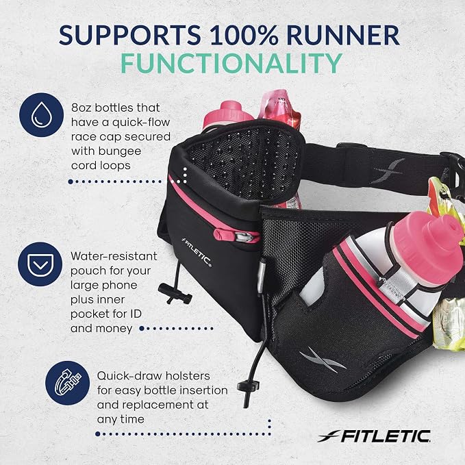 Fitletic Hydration Running Belt - Image 6