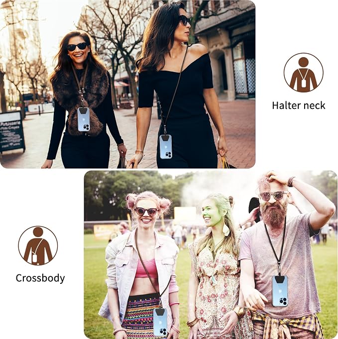 CACOE Phone Lanyard 2 Pcs-2 Pcs Adjustable Neck Strap, Universal Crossbody - Image 7