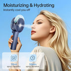 PANERGY Handheld Misting Fan – Rechargeable Battery Operated, Handheld Personal - Image 2