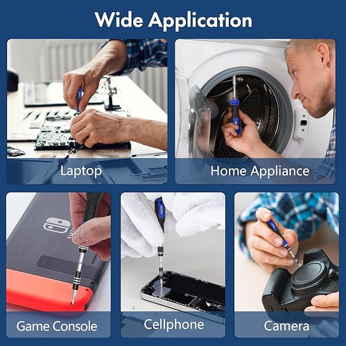 XOOL 200 in 1 Precision Screwdriver Kit, Electronics Repair Tool Magnetic - Image 7