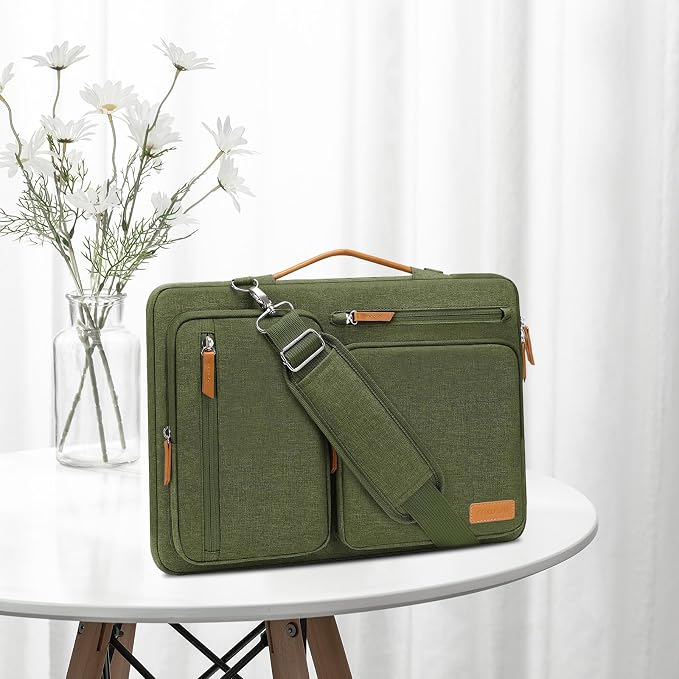 MOSISO 360 Protective Laptop Shoulder Bag, 13-13.3 inch Computer Bag Compatible - Image 7