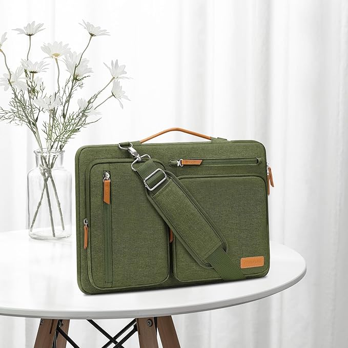 MOSISO 360 Protective Laptop Shoulder Bag, 15 inch Computer Bag Compatible - Image 6