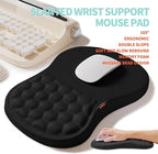 2-in-1 Ergonomic Set, Wave Rise Keyboard Wrist Rest and Massage Bulge Slope - Image 3