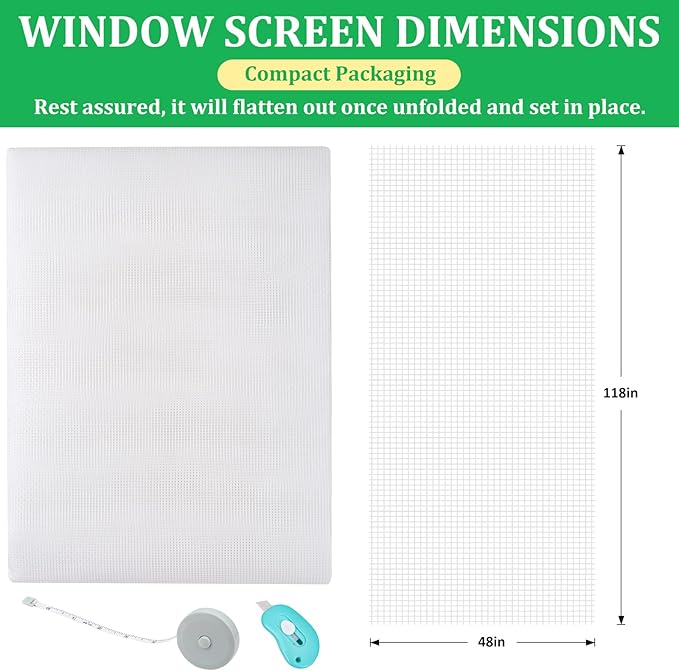 Windows Screen Replacement and Screen Door Repair Kit - Image 3