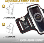 TRIBE Running Phone Holder Armband. iPhone & Galaxy Cell Phone Sports Arm Bands - Image 5