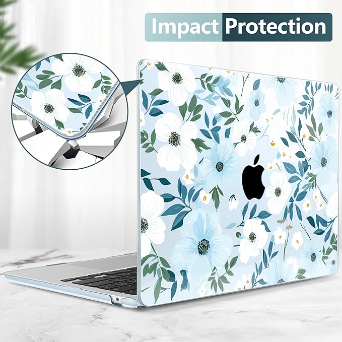 TWOLSKOO Compatible with M4 MacBook Air 13.6 inch Case 2025-2022 Release M4 - Image 6