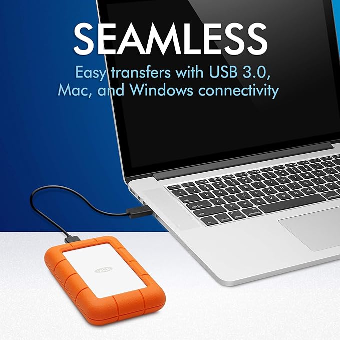 LaCie USB 3.0 1TB Rugged Mini Hard Drive - Image 5