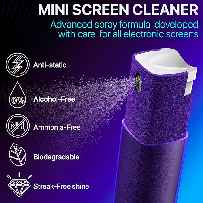 Mini Screen Cleaner Finger Proof Spray - Image 2